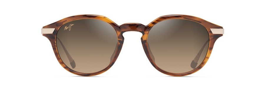 [Hcl® Bronze Lenses, Shiny Dark Havana With Gold Frame]