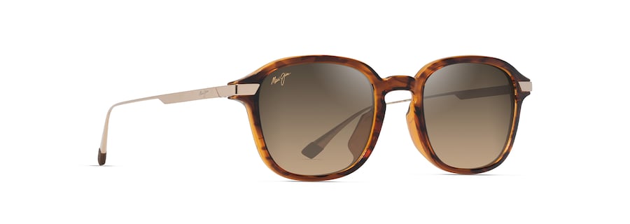 [Hcl® Bronze Lenses, Shiny Dark Havana With Gold Frame]