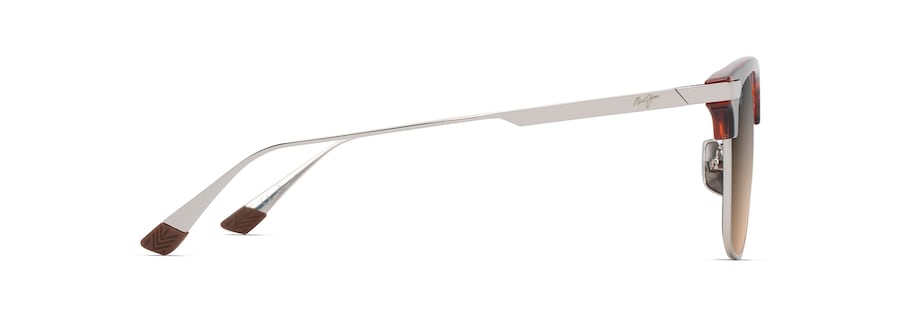 [Hcl® Bronze Lenses, Shiny Red Havana With Silver Frame]