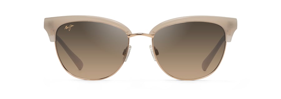 [Hcl® Bronze Lenses, Milky Almond With Gold Frame]