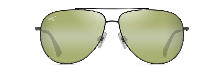 [Maui Ht™ Lenses, Shiny Dark Ruthenium Frame]