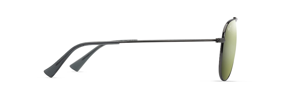 [Maui Ht™ Lenses, Shiny Dark Ruthenium Frame]