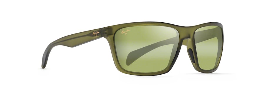 [Maui Ht™ Lenses, Matte Translucent Khaki Green Frame]