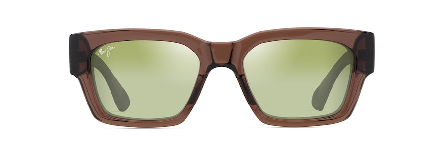 [Maui Ht™ Lenses, Shiny Trans Light Brown Frame]
