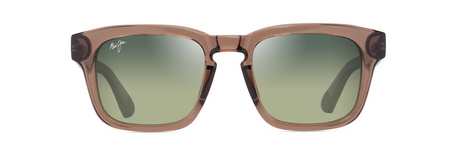 [Maui Ht™ Lenses, Shiny Trans Light Brown Frame]