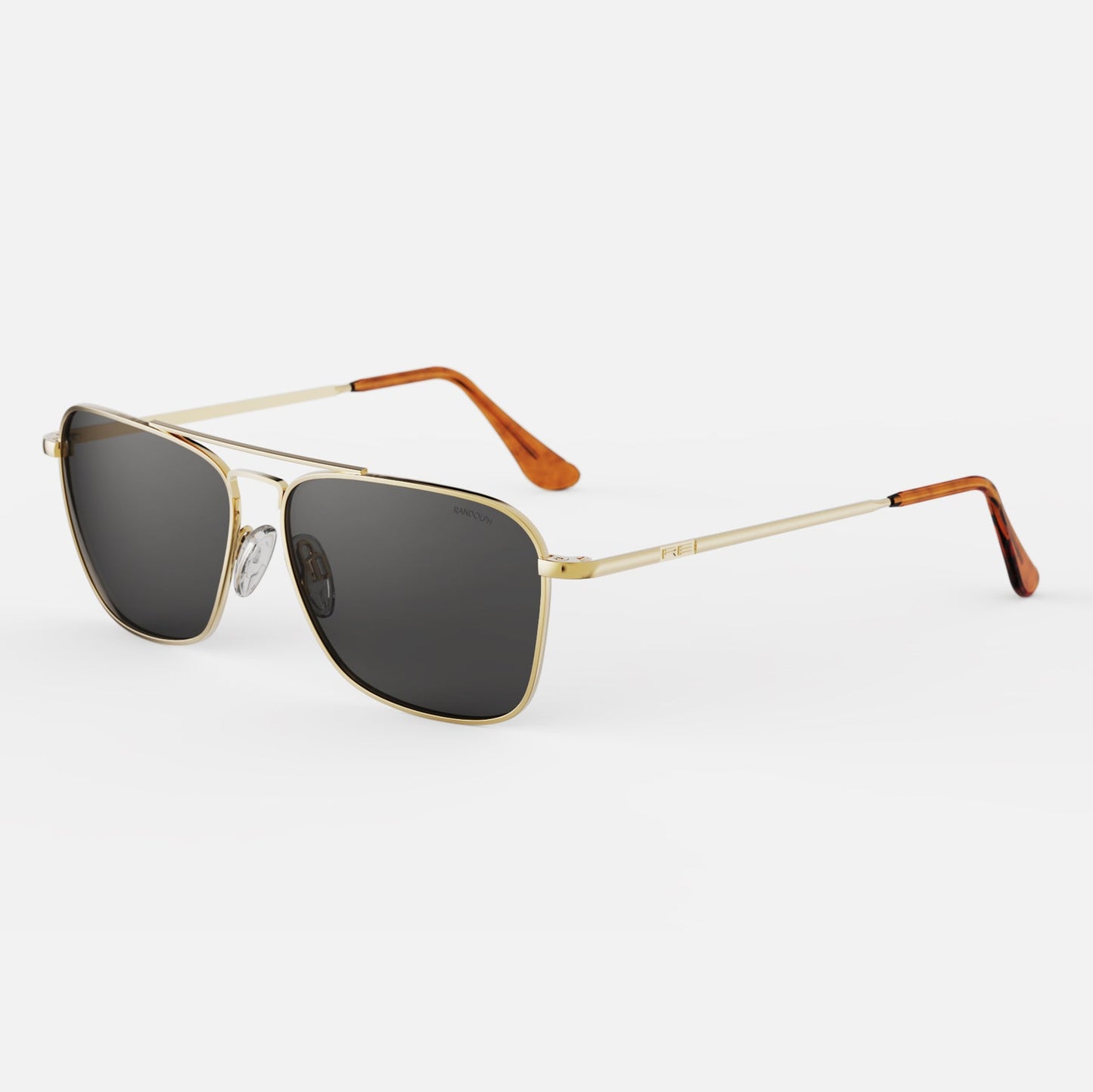 [23k Gold & American Gray Non-Polarized Glass Lens]