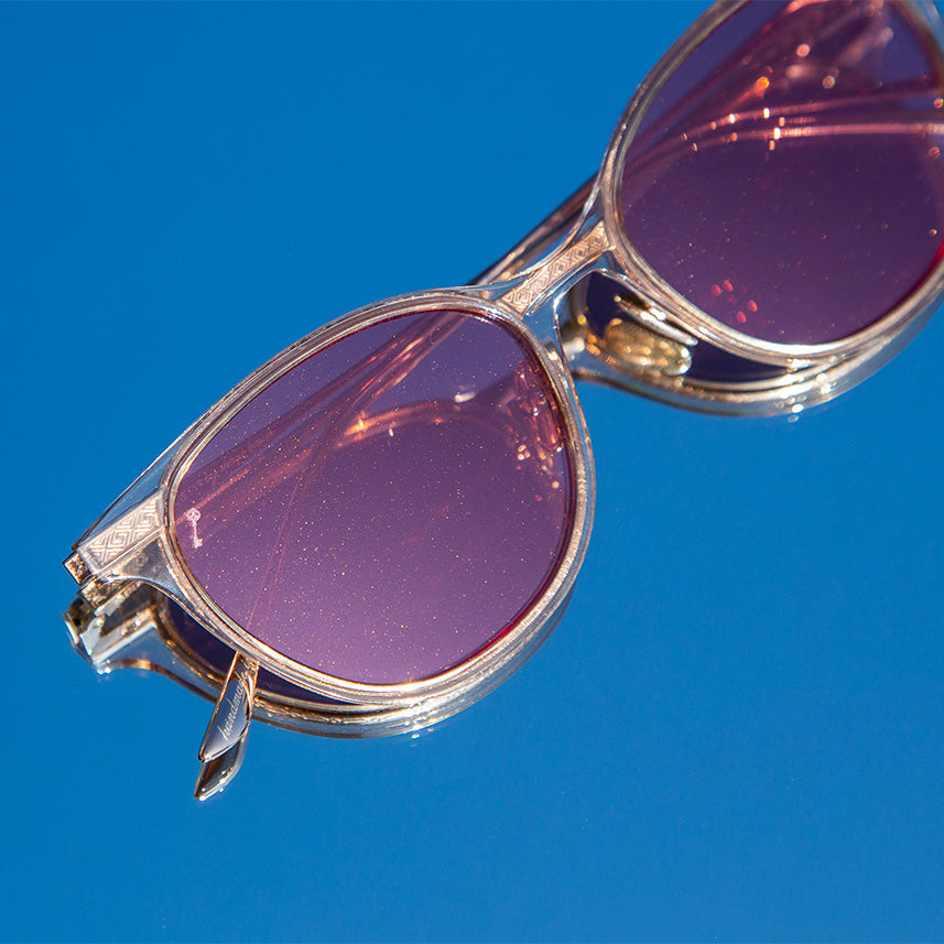 [Champagne / 18K Gold (24k Gold Mirror Lens)]