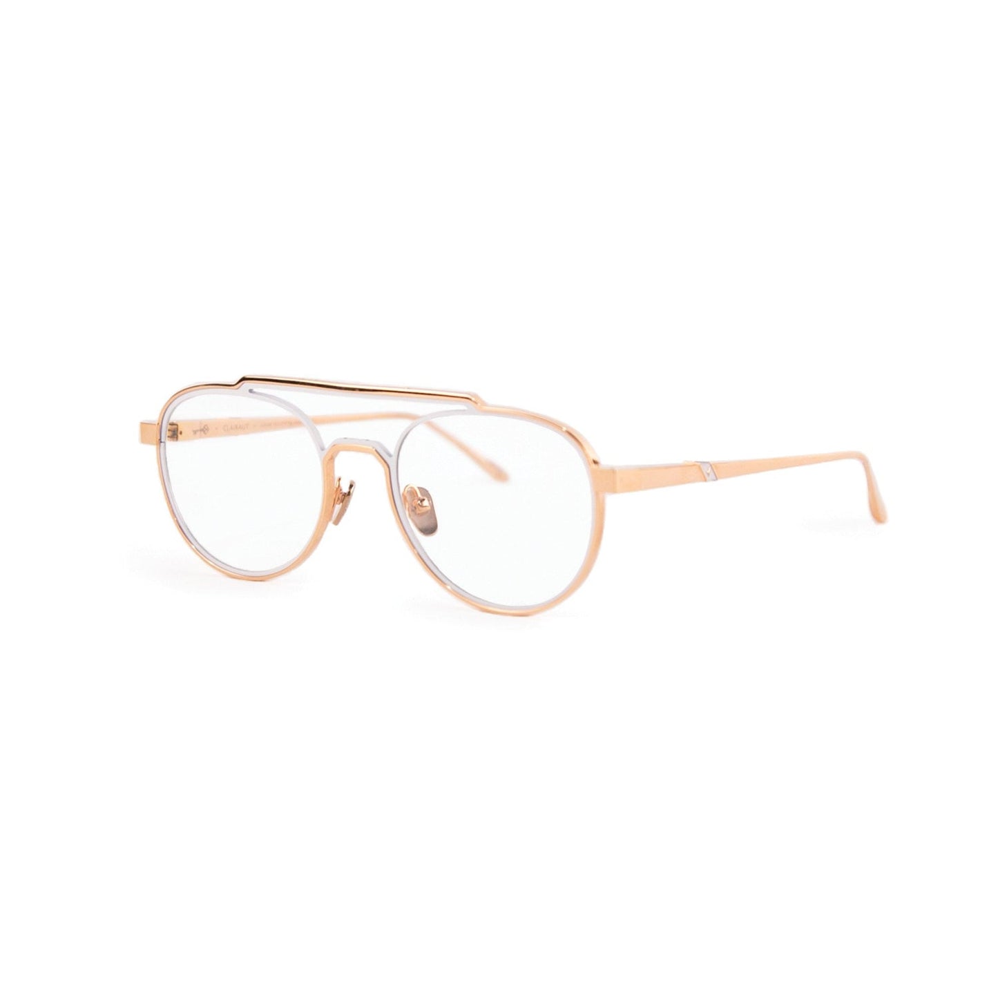 [18K Rose Gold / White]