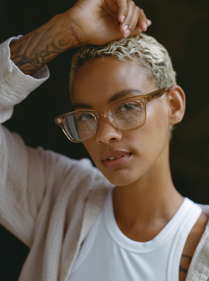 [Almond Tortoise / Clear]