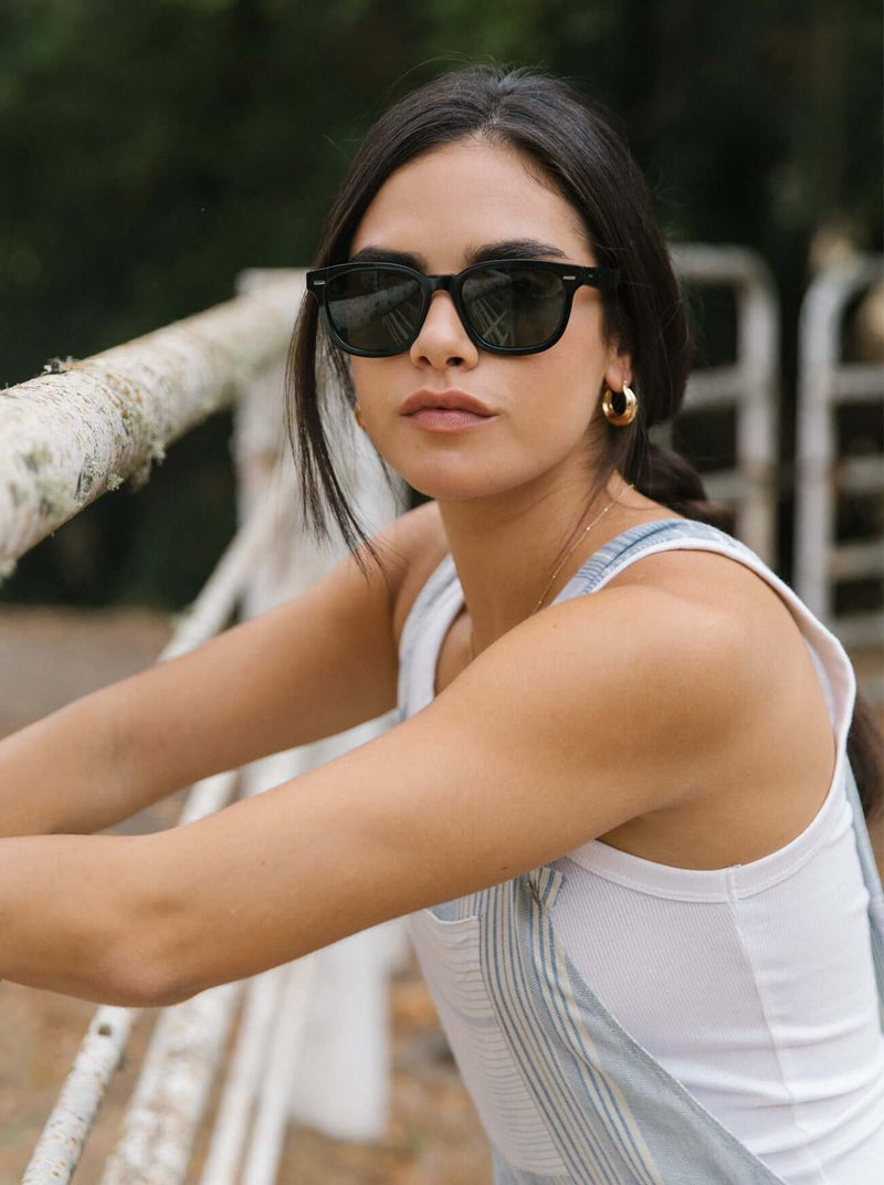 [Recycled Black / Green Polarized]