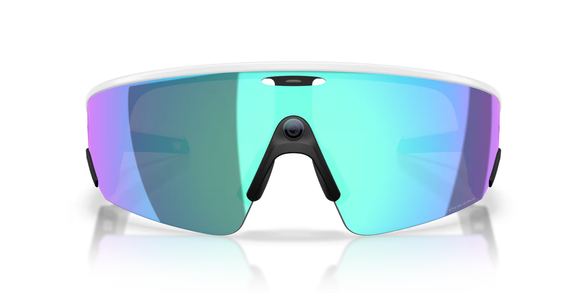[White/Prizm Sapphire] Oakley Meta Vanguard specs eyewear wichita kansas