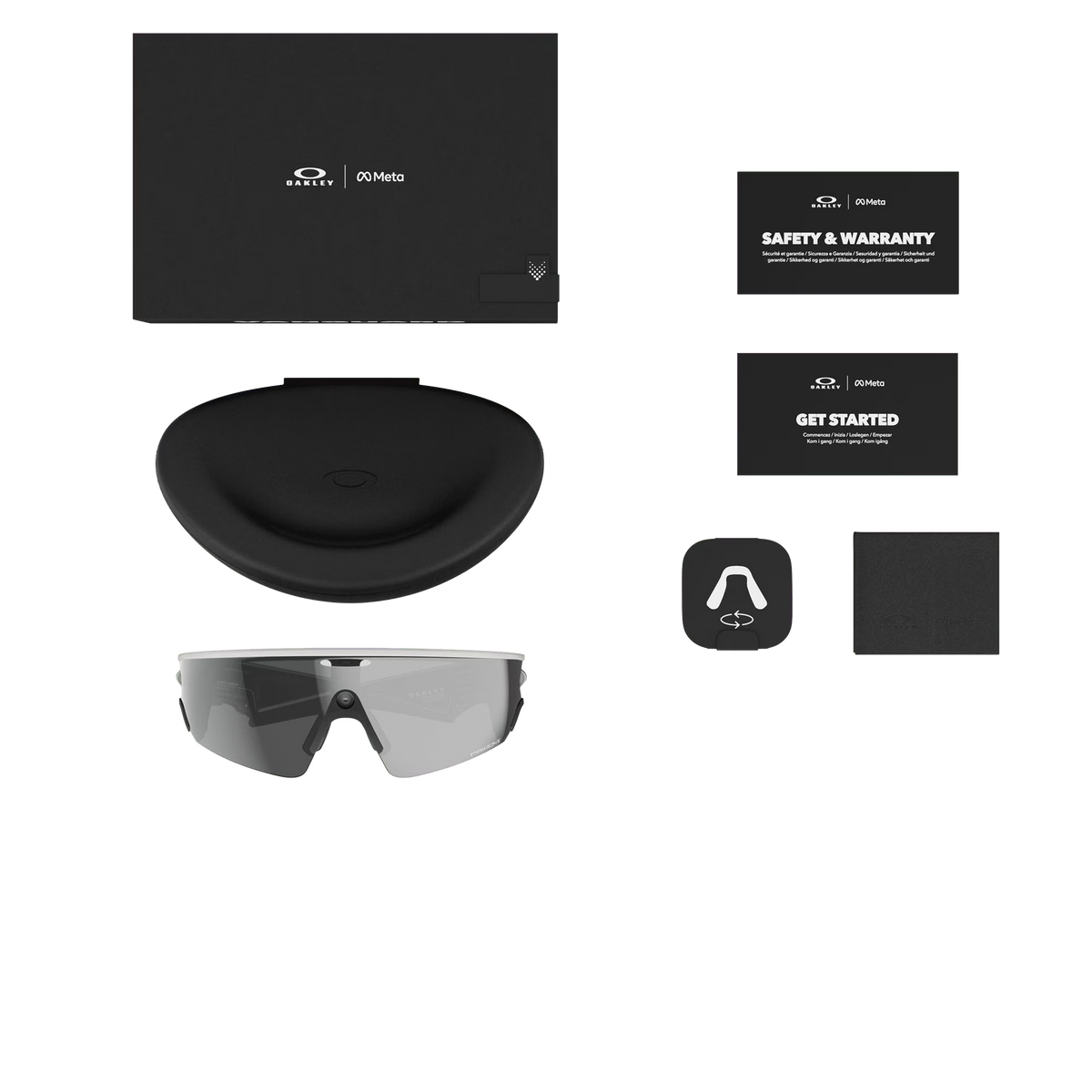 [White/Prizm Black] Oakley Meta Vanguard specs eyewear wichita kansas