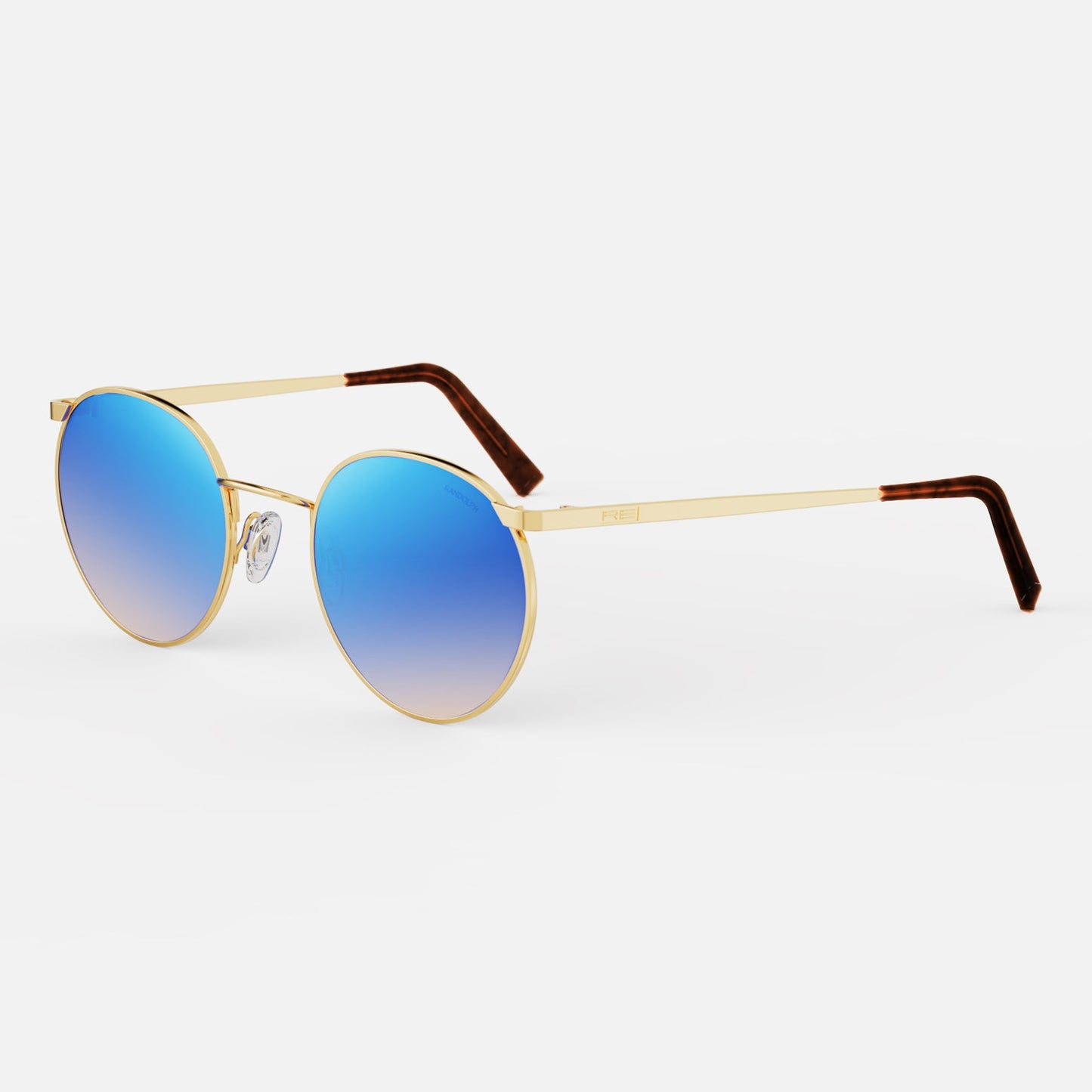 [23k Gold & Northern Lights Non-Polarized Gradient Nylon Lens]