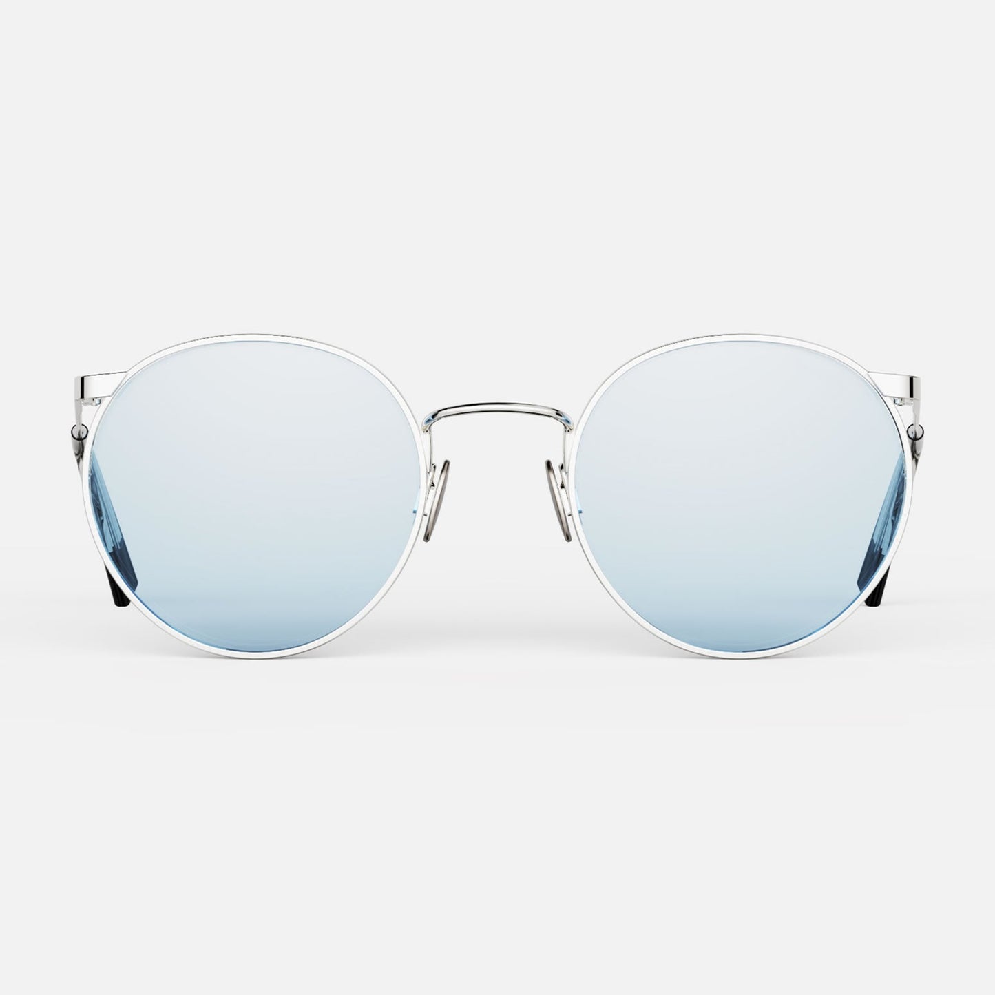 [23k White Gold & Blue Hydro Non-Polarized Glass Lens]