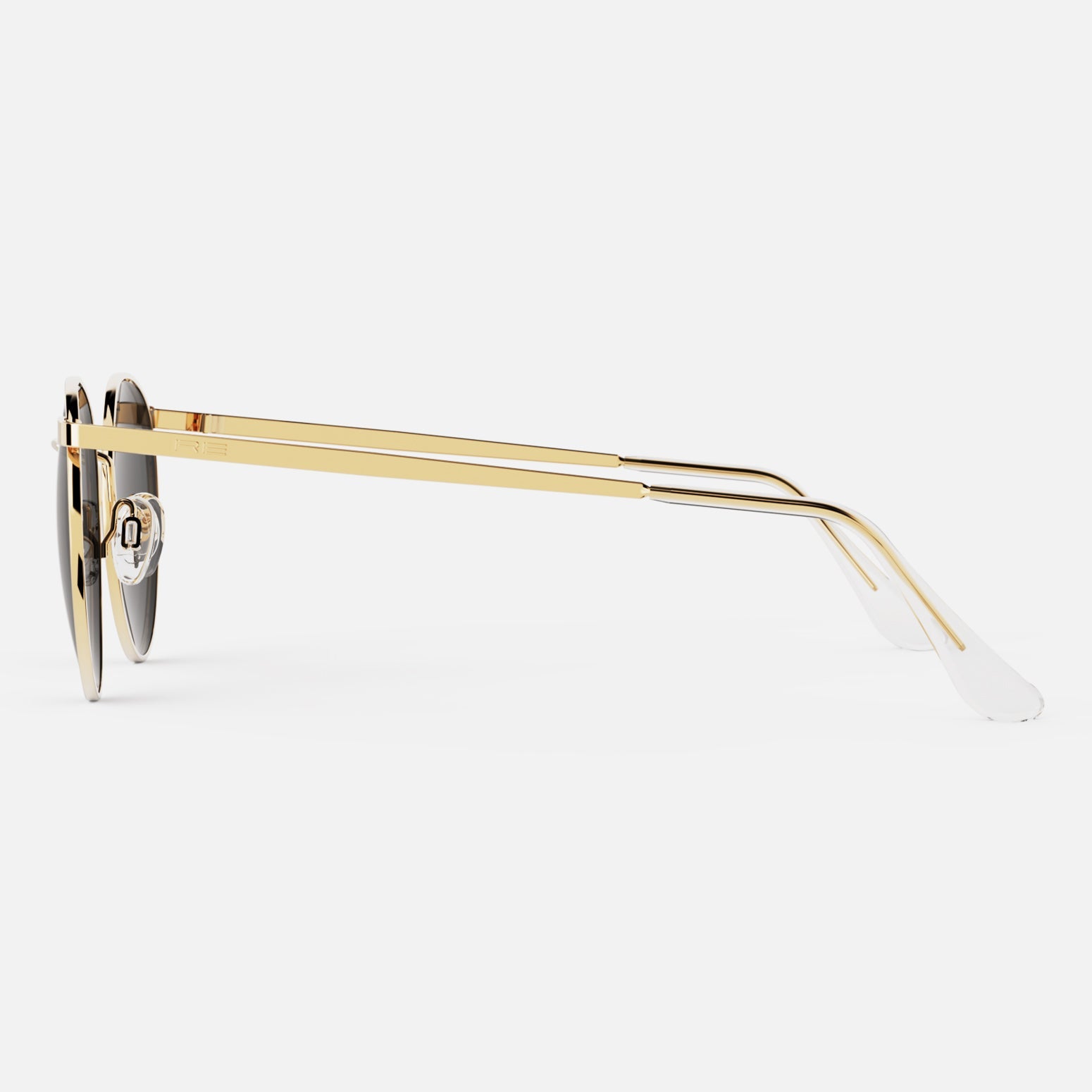 [23k Gold & American Gray Polarized Glass Lens]