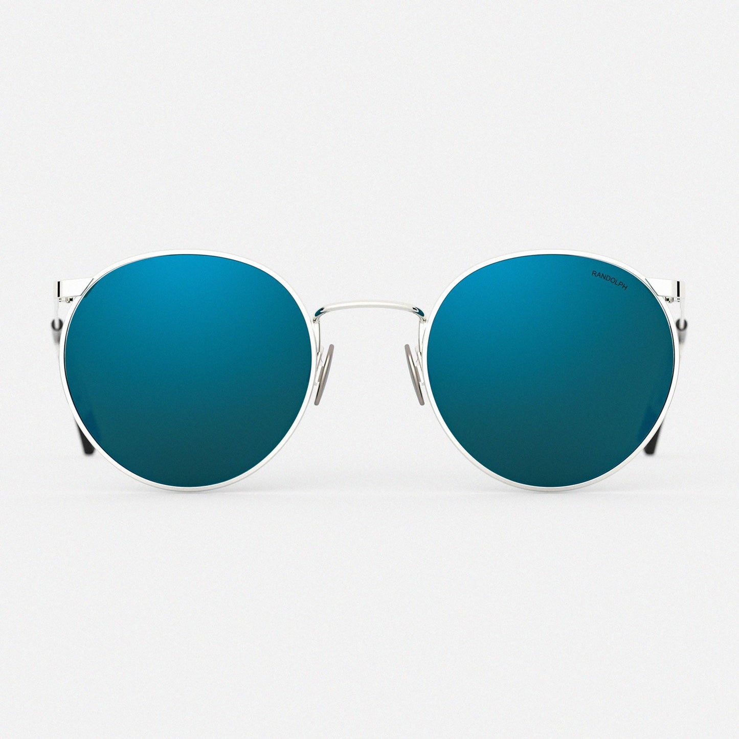 [23k White Gold & Cobalt Polarized Glass Lens]