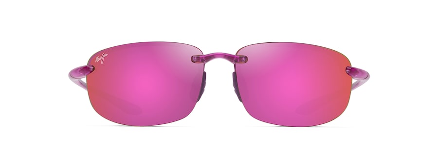 [Maui Sunrise Lenses, Shiny Transparent Cyclamen Pink Frame]