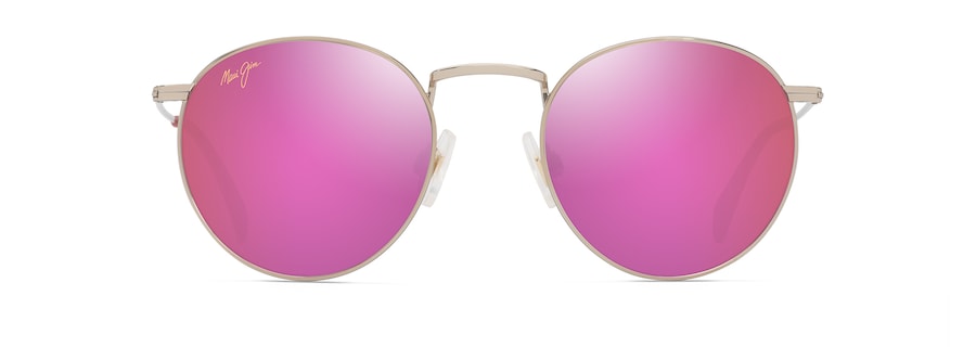[Maui Sunrise Lenses, Shiny Light Gold With Pink & Yellow Frame]