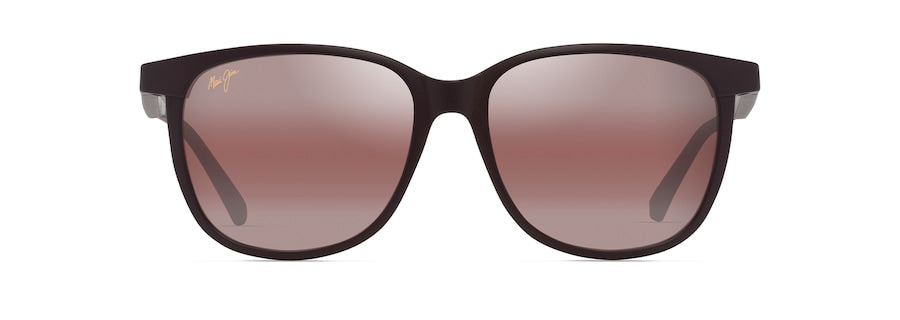[Maui Rose® Lenses, Matte Burgundy Frame]