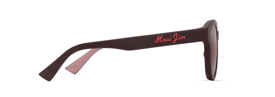 [Maui Rose® Lenses, Matte Burgundy Frame]