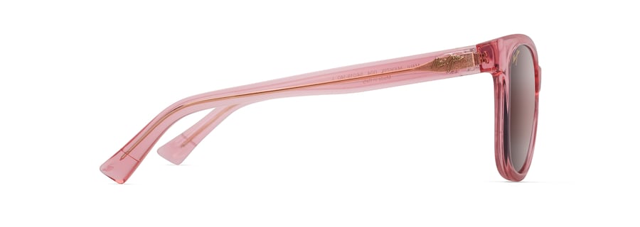 [Maui Rose® Lenses, Shiny Transparent Pink Frame]