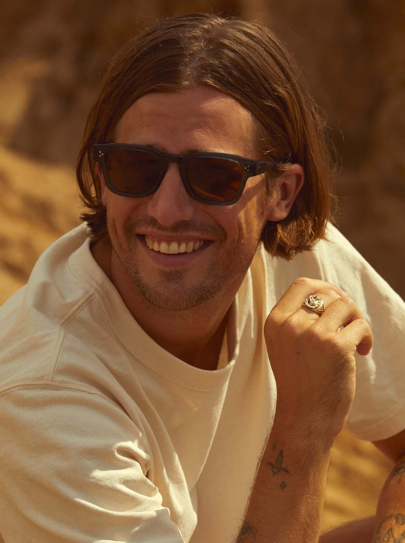 [Recycled Black / Green Polarized]