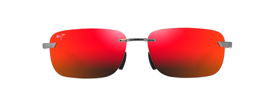 [Hawaii Lava™ Lenses, Shiny Light Ruthenium Frame]