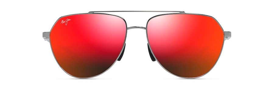 [Hawaii Lava™ Lenses, Shiny Light Ruthenium Frame]