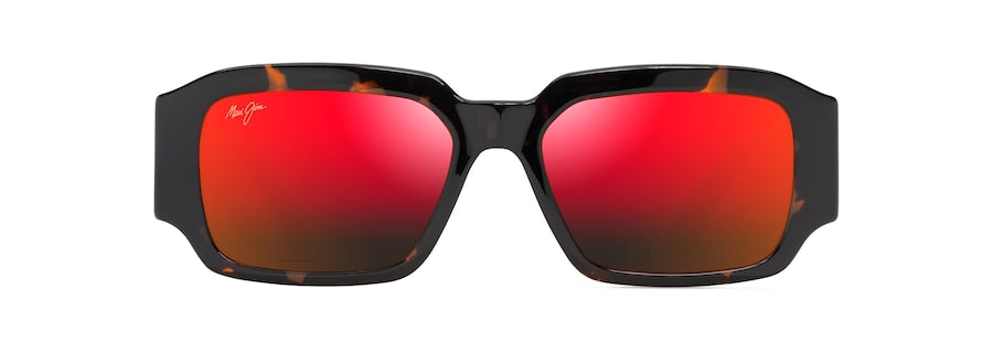 [Hawaii Lava™ Lenses, Shiny Dark Havana Frame]