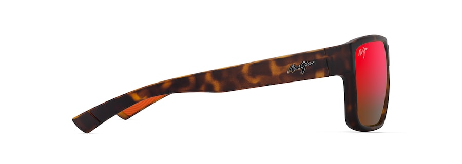 [Hawaii Lava™ Lenses, Matte Dark Havana With Orange Frame]