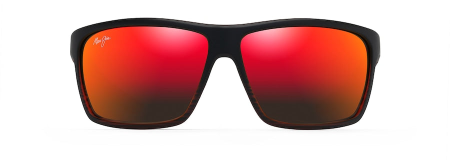 [Hawaii Lava™ Lenses, Burgundy Stripe Frame]