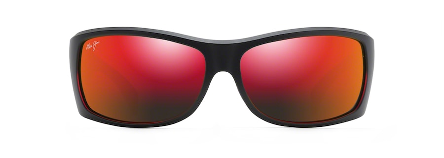 [Hawaii Lava™ Lenses, Black With Red Interior Frame]
