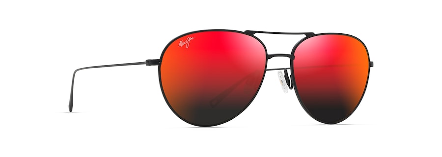 [Hawaii Lava™ Lenses, Matte Black Frame]