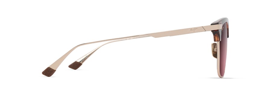 [Maui Rose® Lenses, Shiny Dark Havana With Gold Frame]