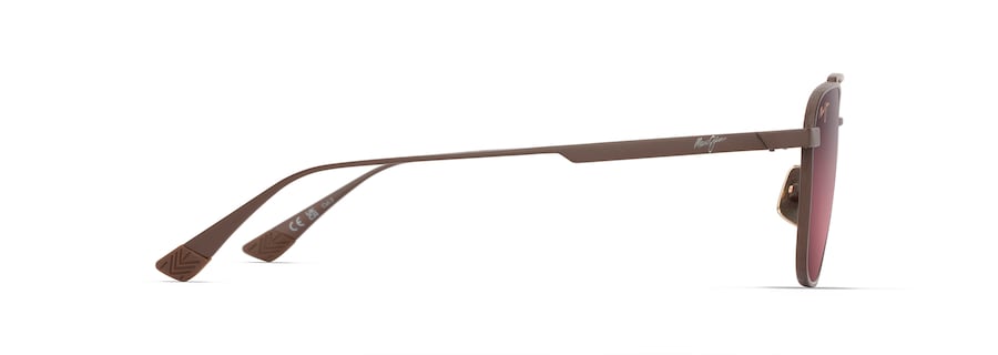 [Maui Rose® Lenses, Matte Brown Frame]