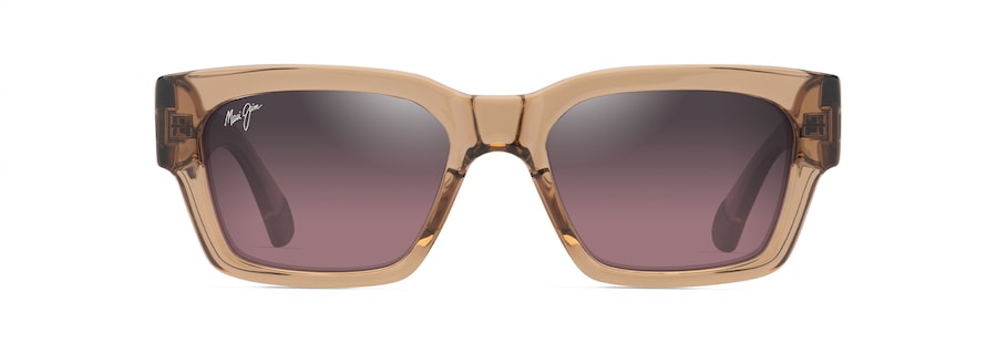 [Maui Rose® Lenses, Shiny Trans Light Tan Frame]