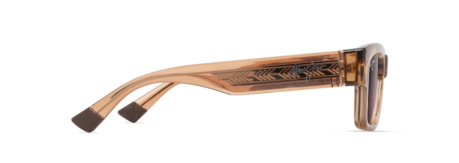 [Maui Rose® Lenses, Shiny Trans Light Tan Frame]