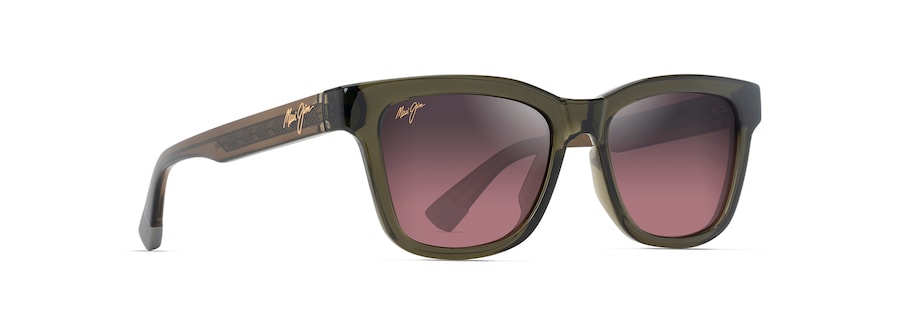 [Maui Rose® Lenses, Shiny Trans Green Frame]
