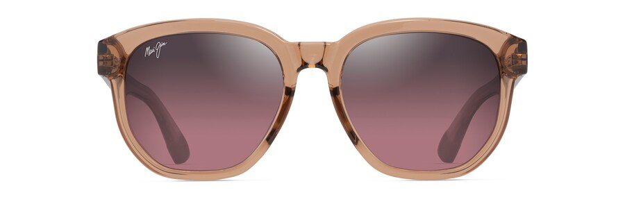 [Maui Rose® Lenses, Shiny Trans Light Brown Frame]
