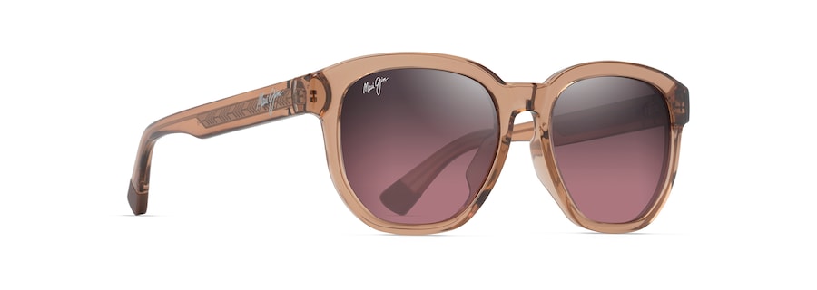 [Maui Rose® Lenses, Shiny Trans Light Brown Frame]
