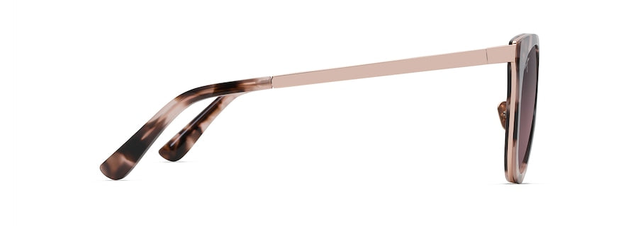 [Maui Rose® Lenses, Pink Tortoise With Rose Gold Frame]