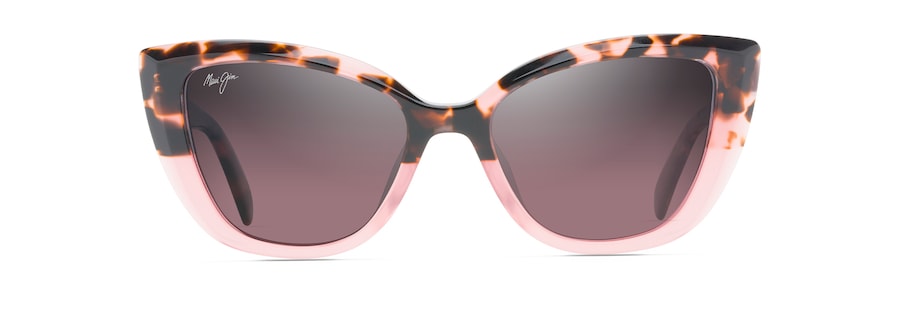 [Maui Rose® Lenses, Pink Havana With Rose Frame]