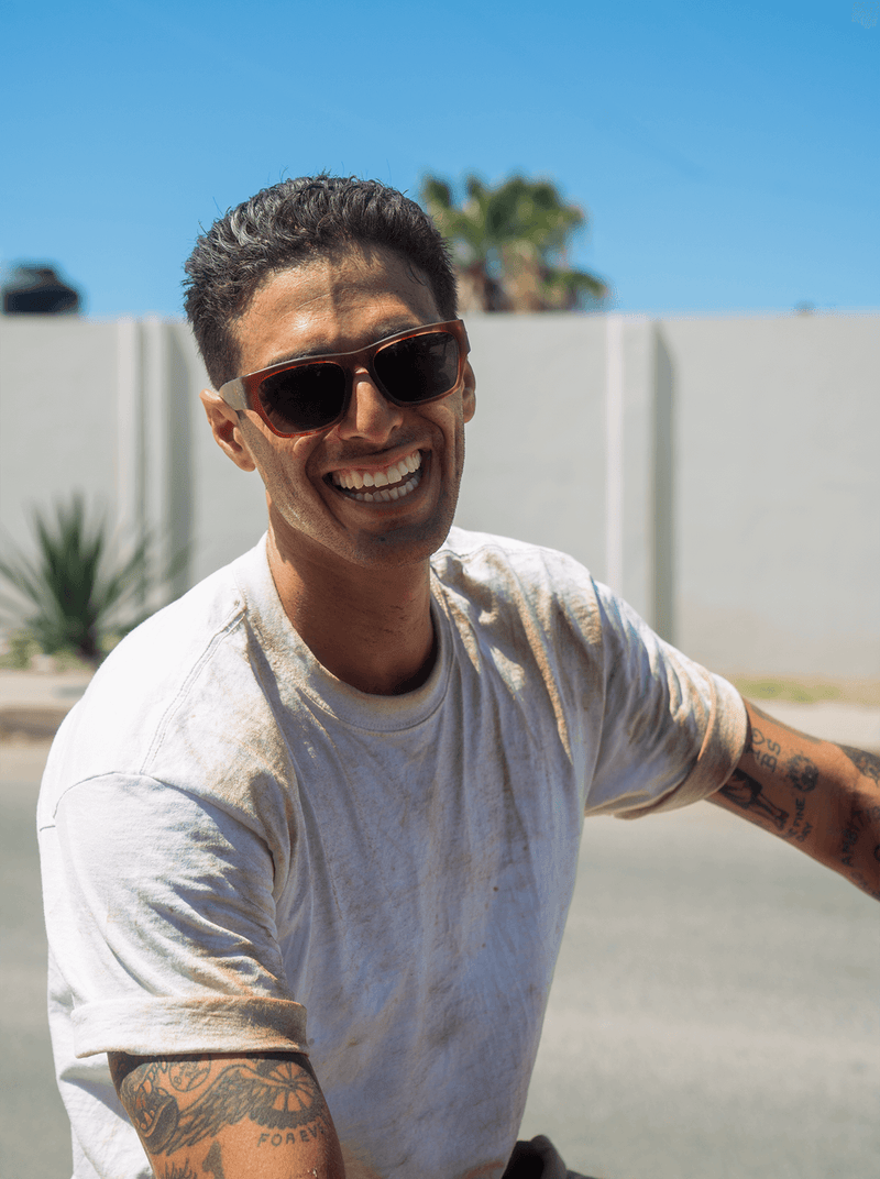 [Recycled Black / Green Polarized]