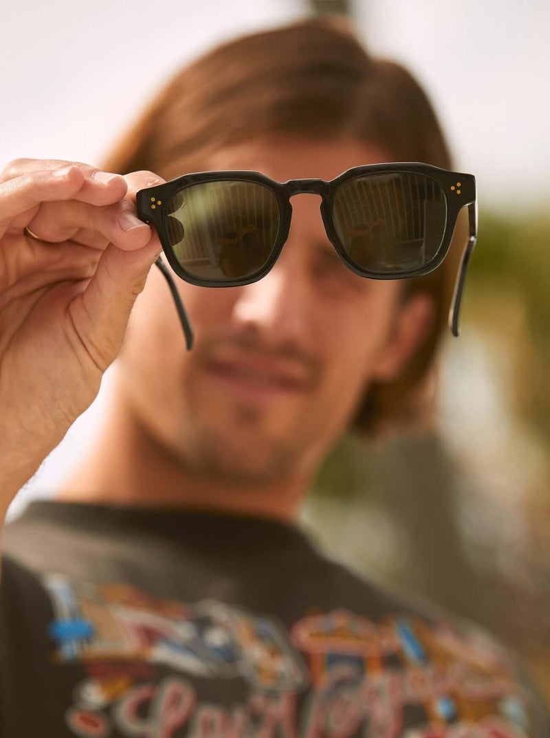 [Recycled Black / Green Polarized]