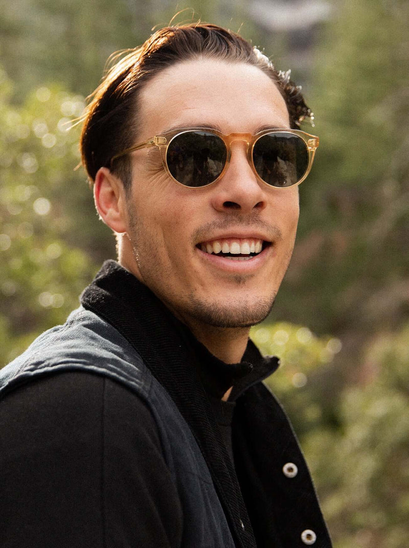 [Champagne Crystal / Green Polarized]