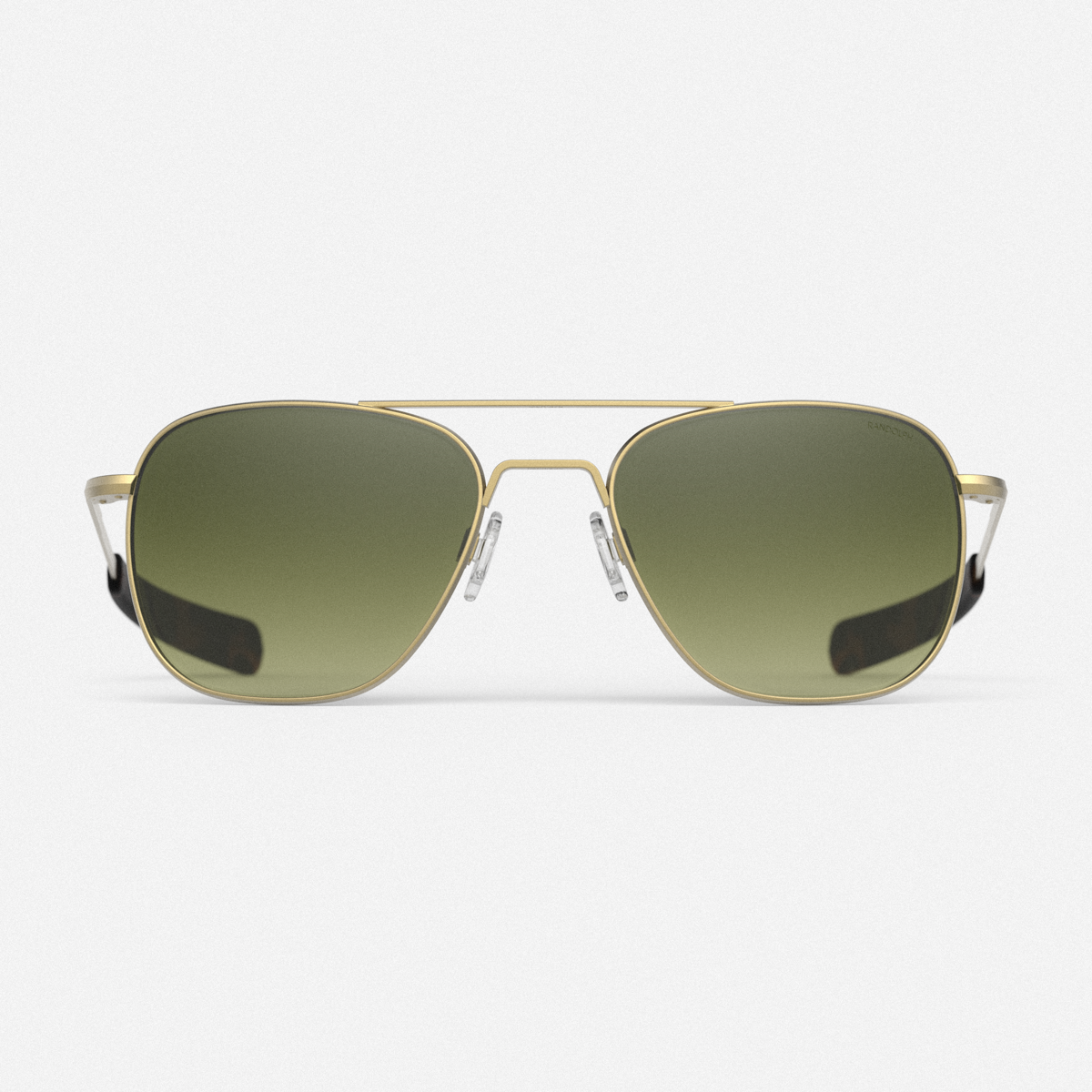 [23k Satin Gold & Evergreen Polarized Gradient Nylon Lens]