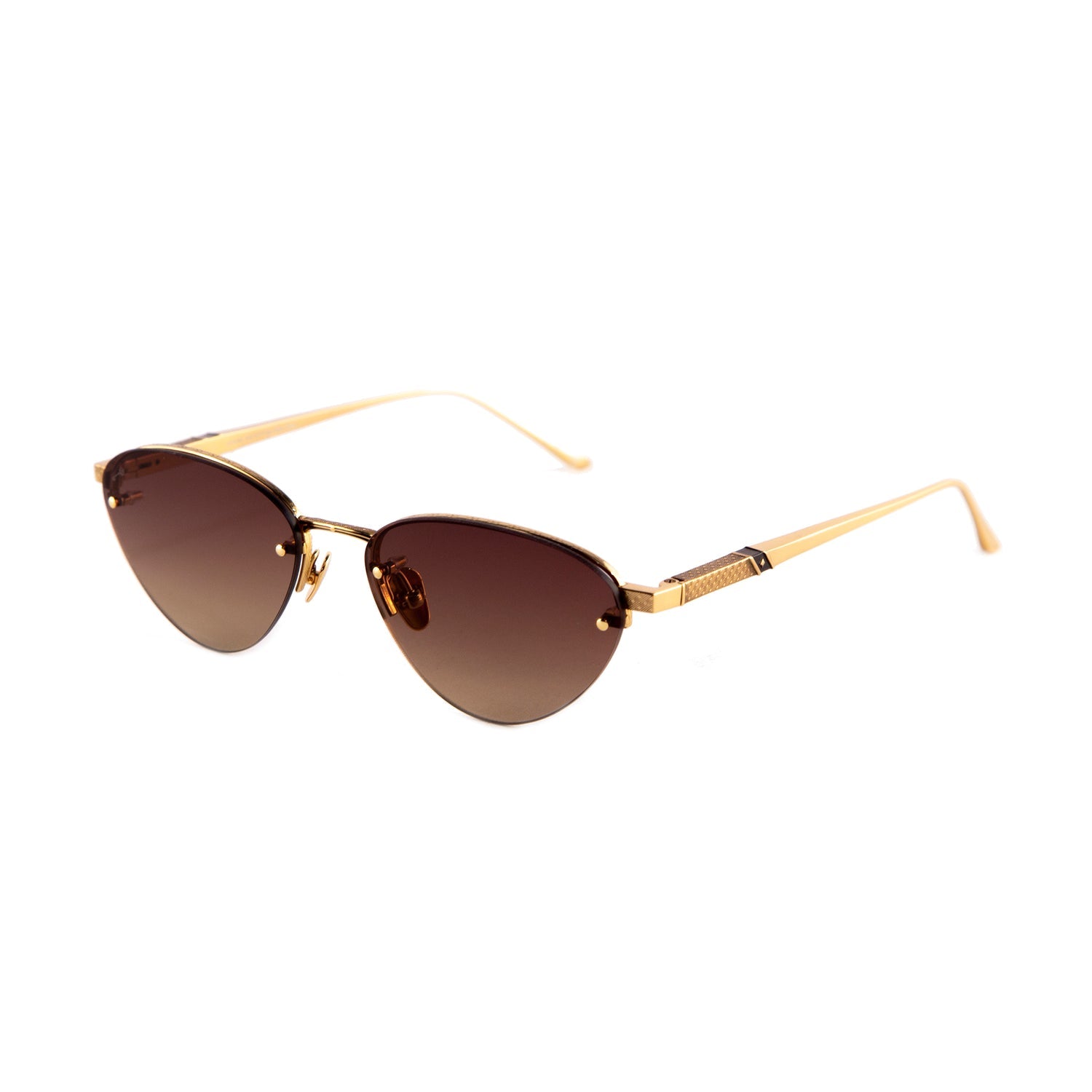 [24K Gold (Brown Gradient Mirror Lens)]