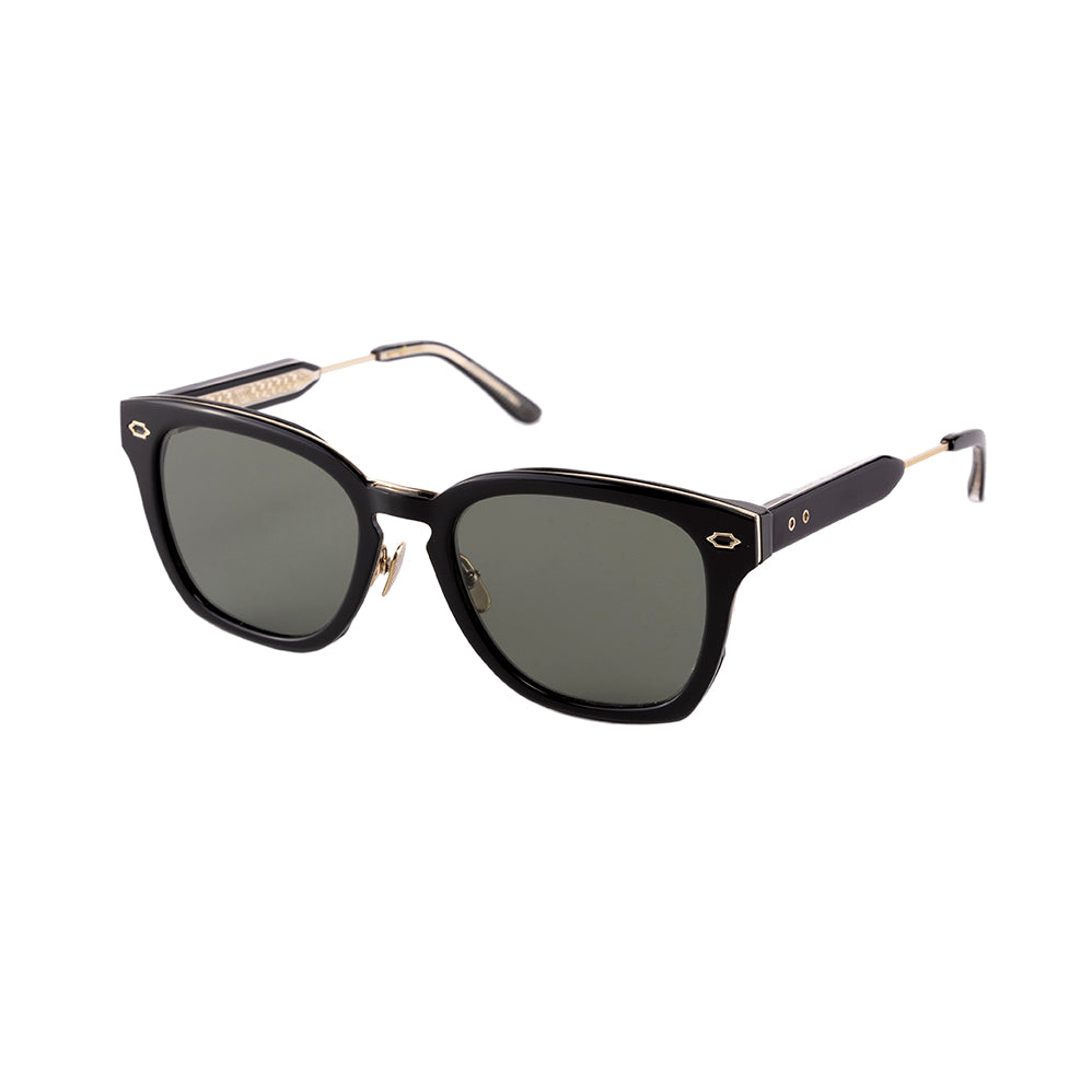 [Black / 18k Gold (Green Lenses)]