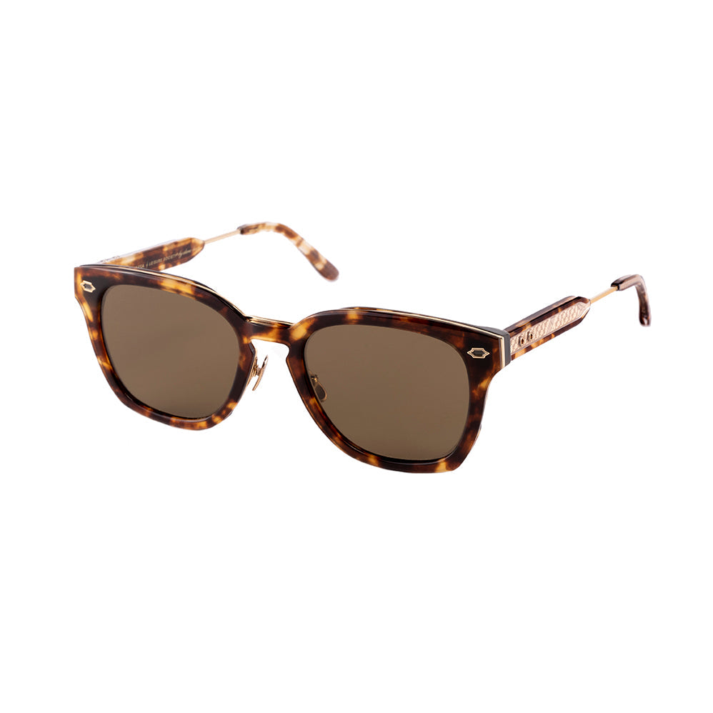 [Tortoise / 18k Rose Gold (Brown Lenses)]