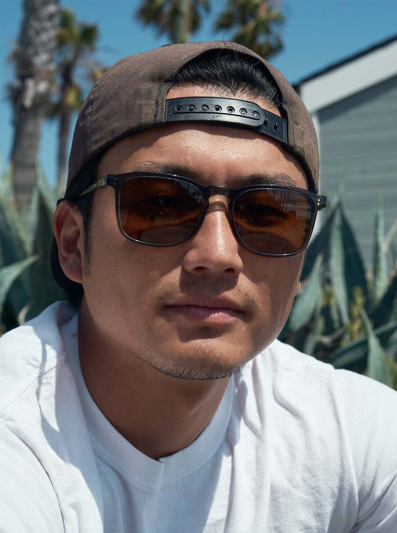 [Crystal Clear / Blue Smoke Polarized]